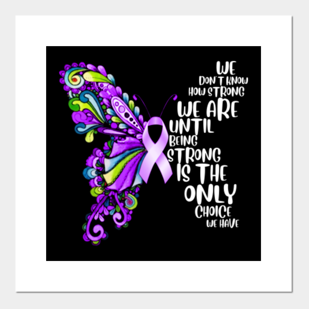 Butterfly Fibromyalgia Ribbon Awareness Fibromyalgia Awareness